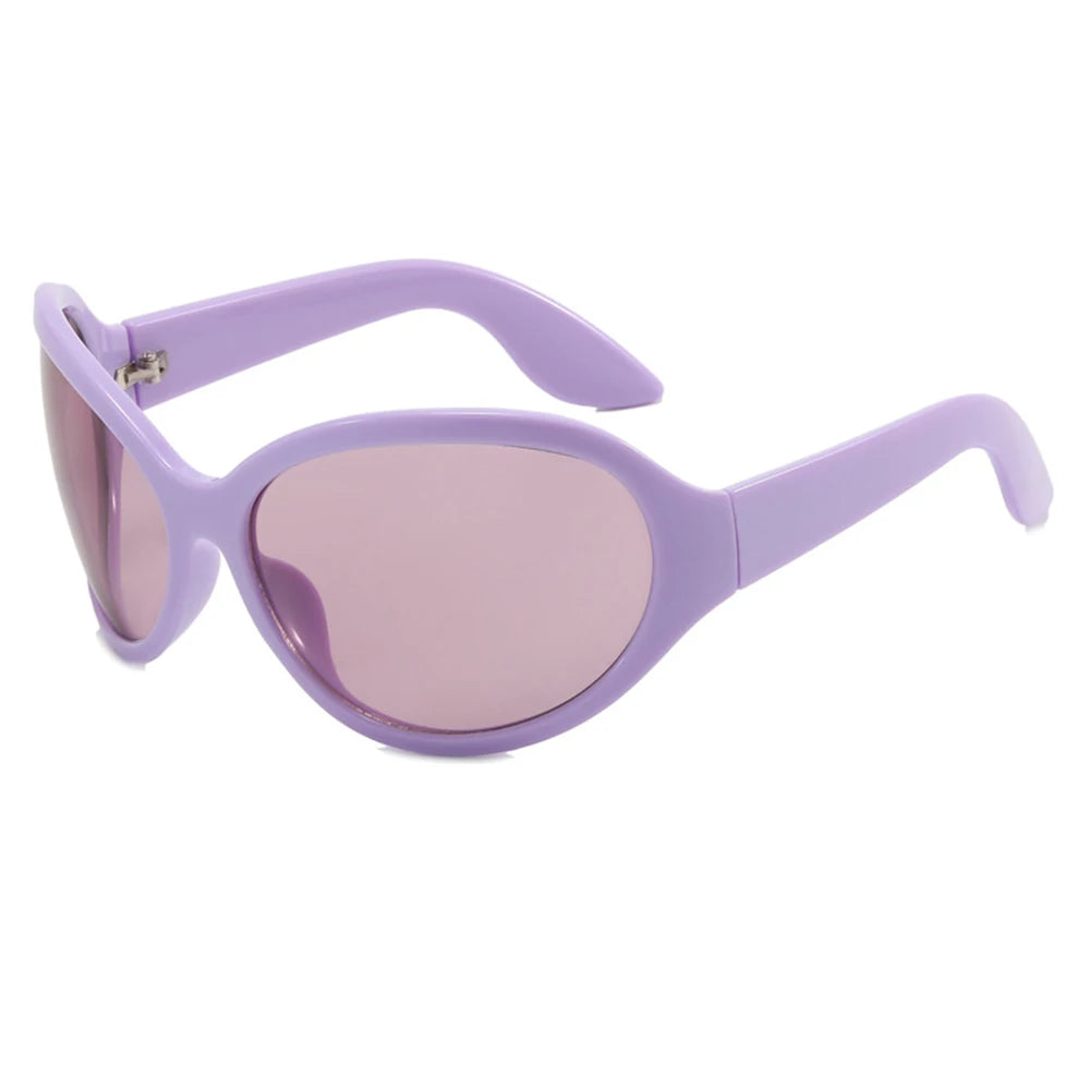 2026 Oversized Oval Sunglasses Goggle Women Men Luxury Brand Designer Sun Glasses Female Big Frame Y2K Eyeglasses De Sol Oculo