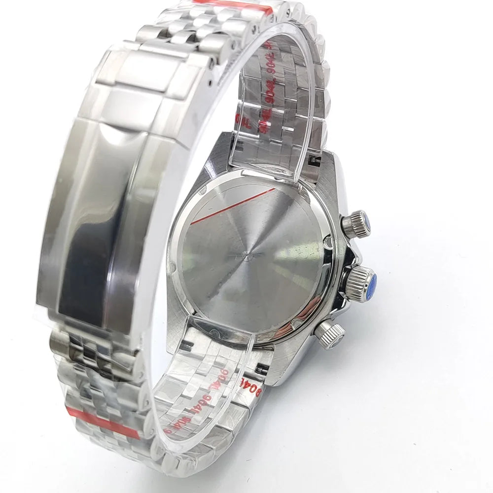 Fashions 39.5MM Quartz Watch VK64 Chronograph Men's Watch Sapphire Glass design vintage Watch Wristwatches Calendar