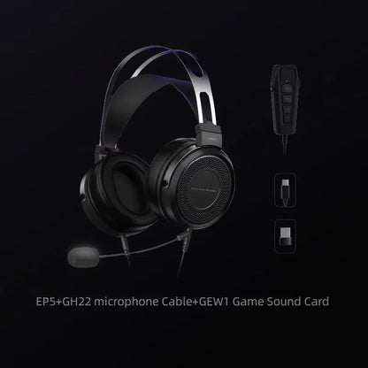 SIMGOT EP5 High-Performance 50mm Dynamic Driver Headphones with Low-Impedance, High-Sensitivity Design
