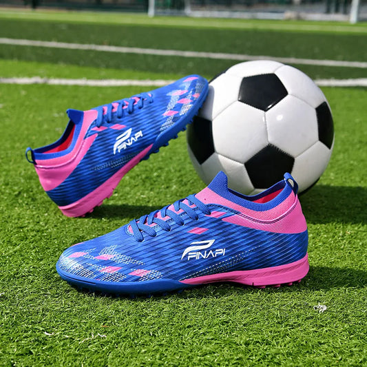 New Men High-quality Soccer Shoes Cleats Match Indoor Hot-selling Outdoor Football Boots Grass High-top Futsal Non-Slip Sneakers