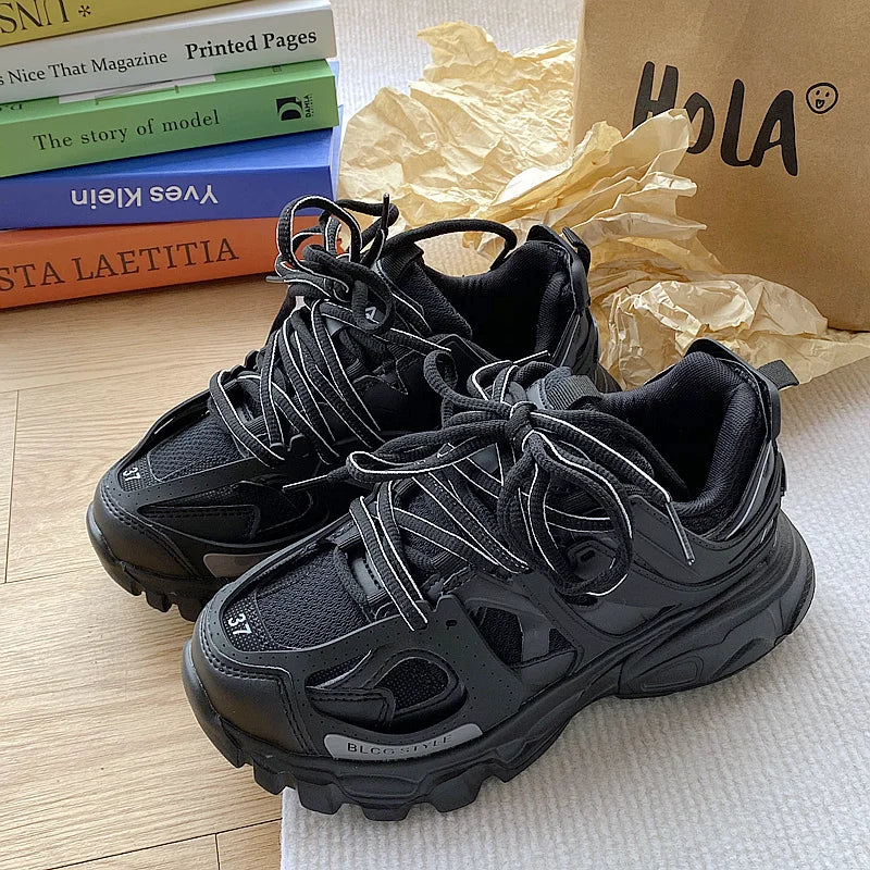 Brand Design Sneakers for Men, Fashion New Men's Chunky Sneakers, Male and Female Dad Shoes, Trendy Girls' and Boys' Casual Sports Shoes