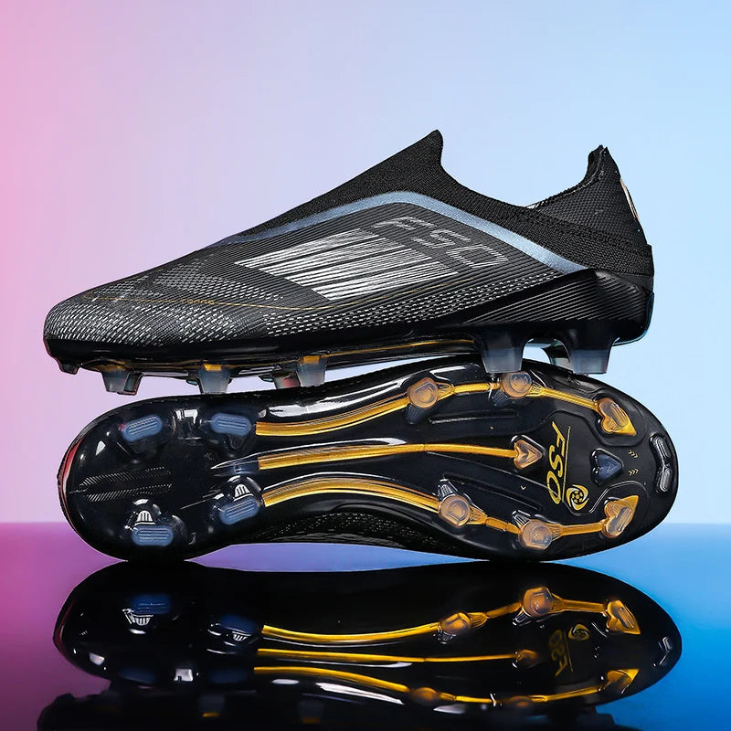 Neue Herren-Fußballschuhe für Kunstrasen – bequeme Fußballschuhe, Sport-FG-Rasenschuhe, Futsal, rutschfest, Outdoor, für Erwachsene, ultraleicht und rutschhemmend