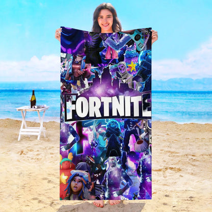 Game F-Fortnites Strandtuch Hotelhandtücher Badezimmer Sauna Spa Playa Reise Schwimmbad Für Zuhause Babybad Mikrofaser Fitnessstudio Dusche
