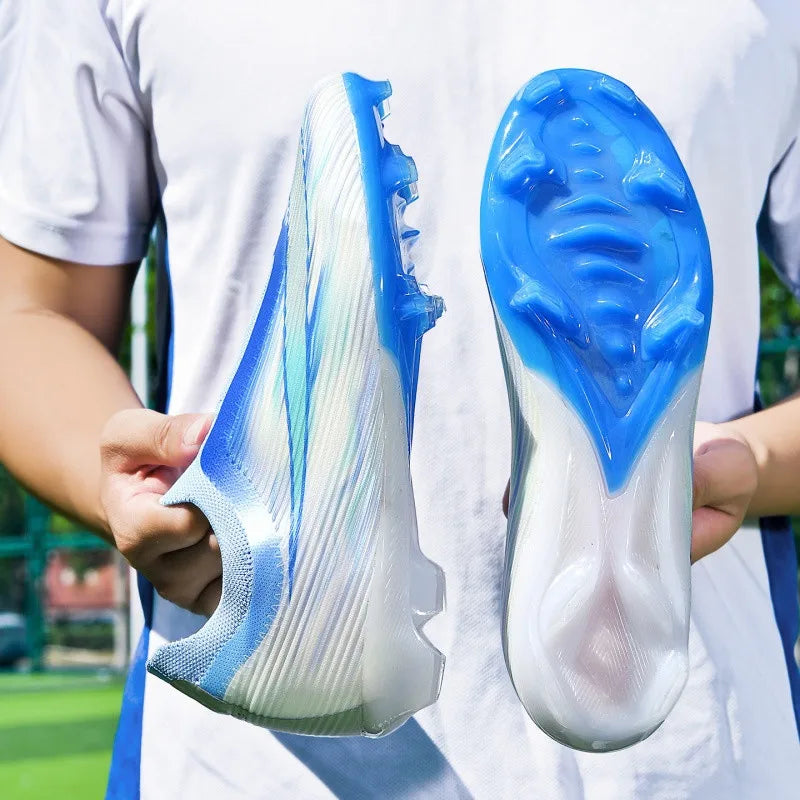 Chaussures de football pour hommes, chaussures de football pour femmes, chaussures de terrain synthétique pour l'extérieur