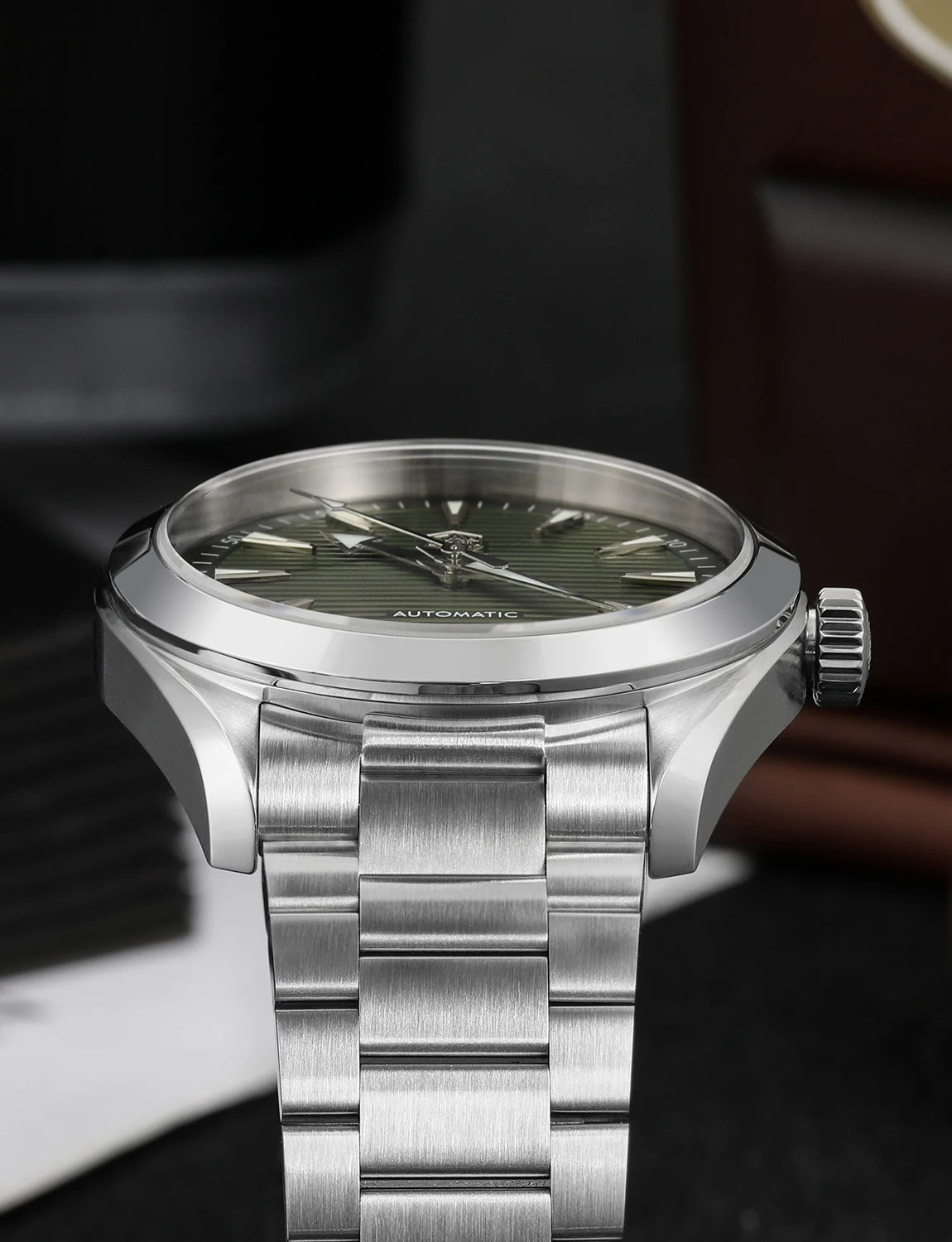 San Martin 38mm Chronometer Men Watch SN0113W V2 ST2130 Automatic Movement Sapphire BGW9 Luminous Waterproof 100m Watches