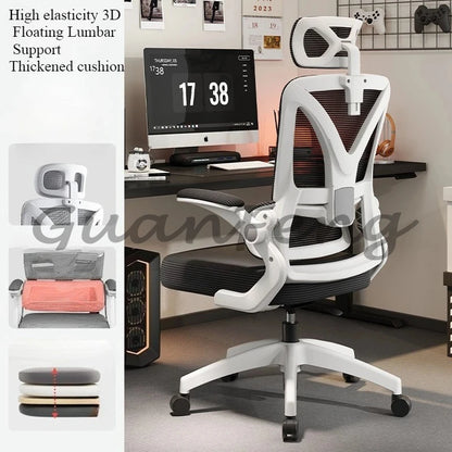 Adjustable Breathable Mesh High Density Sponge Seat Ergonomic Gaming Chair 3D Lumbar Support Racing Swivel
