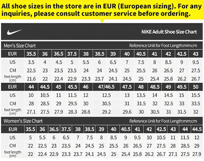 Nike Official Genuine 2024 New Men's Mesh Breathable Anti-Slip Running Shoes FQ0904-001