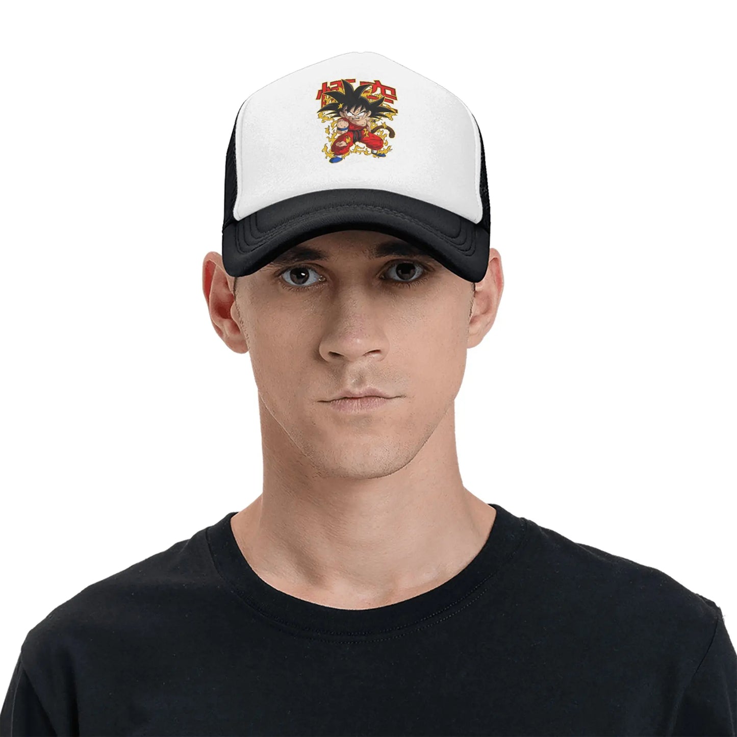 Men Women Kid Goku Rage Dragon Ball Z Trucker Caps Mesh Baseball Caps Snapback Caps  Hats Sun Hats Adjustable Golf Hats Spring