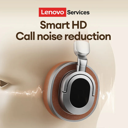 Lenovo LE602 Bluetooth 6.0 Over-Ear Headsets HiFi Stereo Sound Fashionable Music Earphones ENC HD Call Wireless Wired Headphones