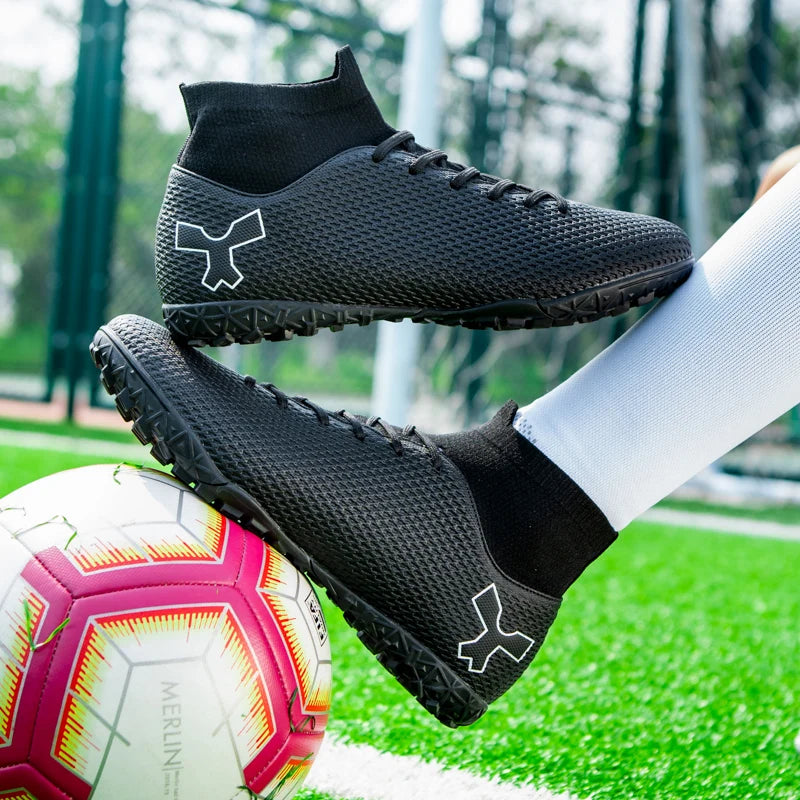Herren-Qualitäts-Fußballschuhe, strapazierfähige Fußballschuhe für Jungen, leichte Kinder-Fußballschuhe, Futsal-Trainingssneaker, Fußballschuhe mit Stollen