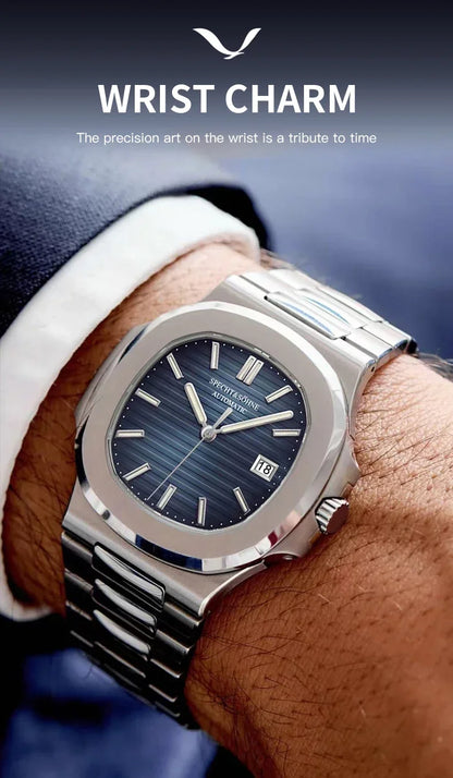 2026 New Specht & Söhne 40MM Rose Gold Men's Watch Japan Miyota 8215 Automatic Mechanical Steel Sapphire Crystal 50M Waterproof