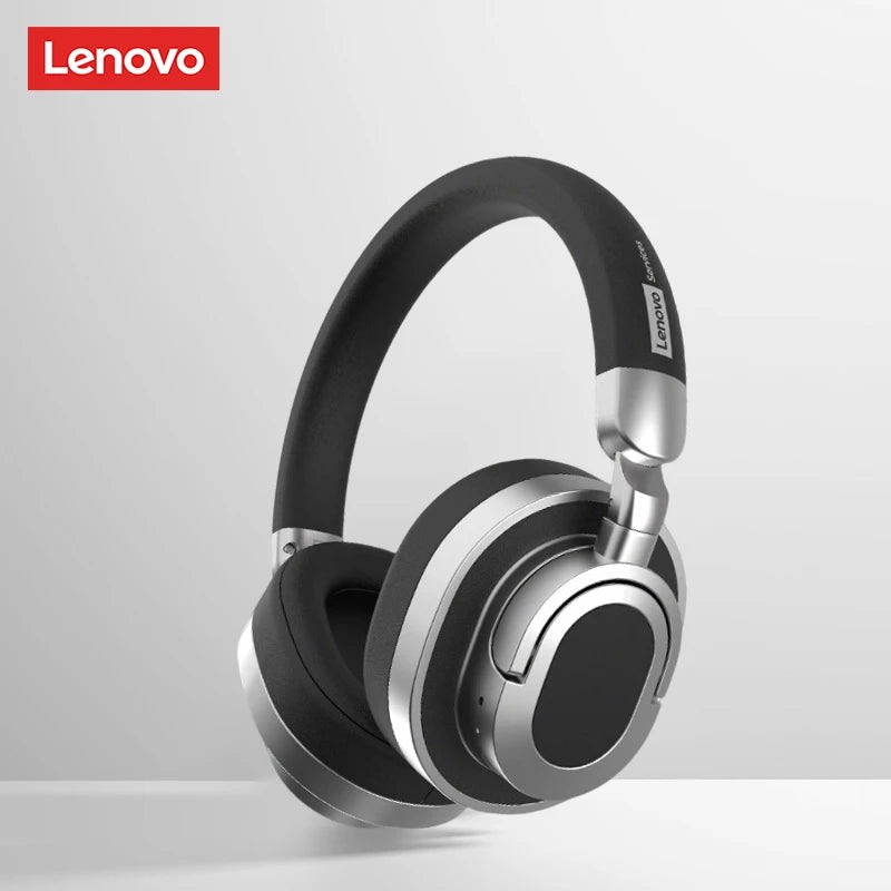 Lenovo LE602 Bluetooth 6.0 Over-Ear Headsets HiFi Stereo Sound Fashionable Music Earphones ENC HD Call Wireless Wired Headphones