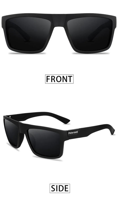 Mode-solglasögon, fyrkantiga, herr, vintage, bilkörning, fiske, resor, glasögon, sportglasögon, klassiska