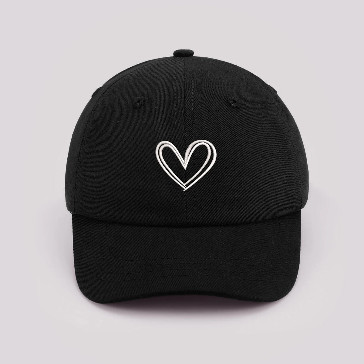 Cartoon heart-shaped Baby Baseball Cap Cute Solid Color Toddler Sun Hat with Ears Summer Adjustable Kids Boy Girl Peaked Cap ﻿