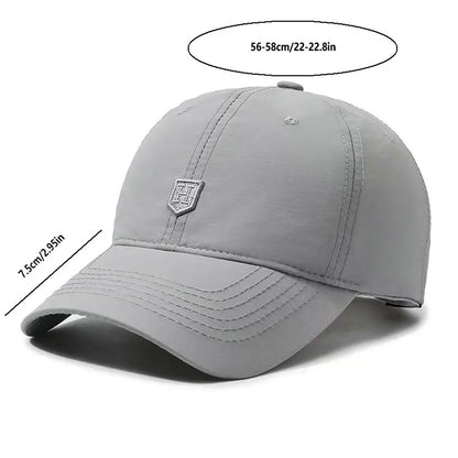 Cappellino da baseball con protezione UV - Tessuto morbido ad asciugatura rapida, cinturino regolabile traspirante, ideale per escursioni, pesca e attività all’aria aperta