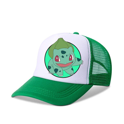 Pokémonová baseballová čepice Pikachu Charizard Gengar kreslená postavička čepice s kšiltem pro děti i dospělé letní outdoorová sportovní čepice pro chlapce ležérní módní čepice dárek