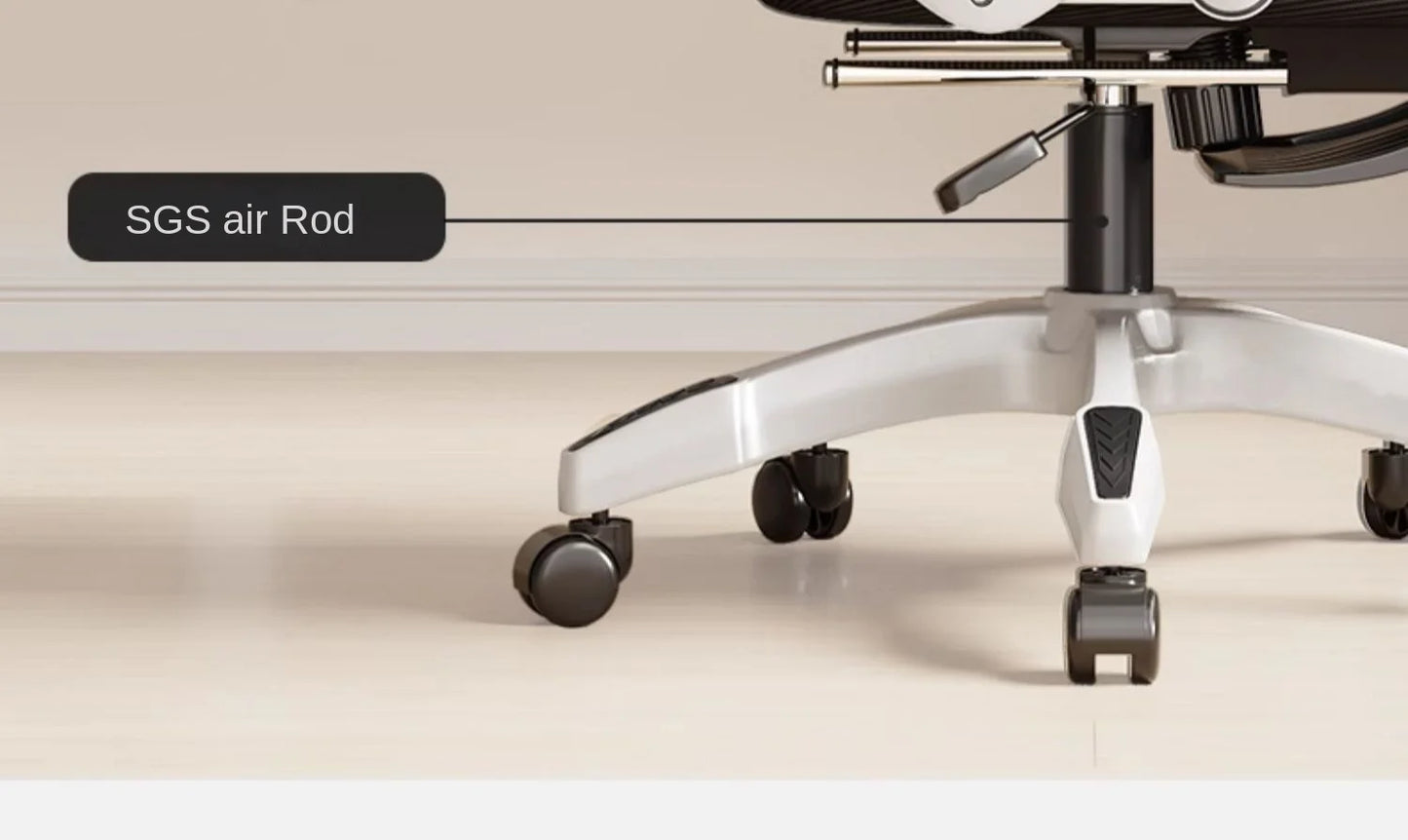 Ergonomic Reclining Seat, Comfortable Office Chair, Household Computer Chair, Student Dormitory, Gaming Chair with  Footrest
