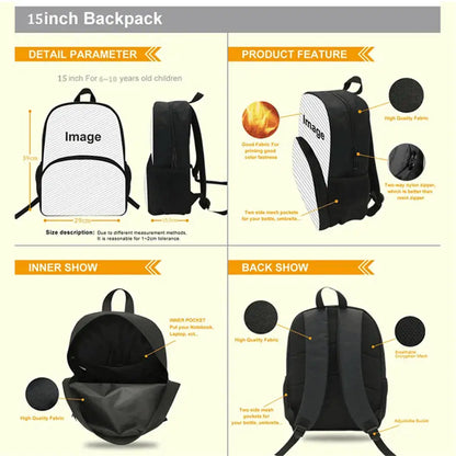FORTNITE 3-Piece Lightweight Backpack Set with Front Pocket, Crossbody Bag & Pencil Case for Ages 5-10 Boys and Girls, Includes Free 3D Printed Keychain