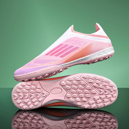 Nouvelles chaussures de football pour hommes, crampons de sport d'extérieur pour garçons et adultes, bottes de football d'entraînement respirantes, antidérapantes, à crampons longs, confortables