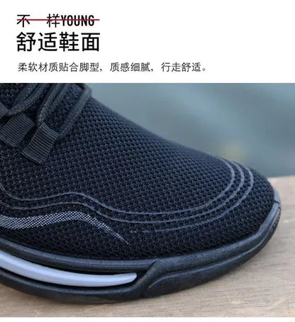 Men Shoes Slip-On Fashion Sneakers Male Sport Running Shoes Breathable Gym Training Walking Tennis Shoes Non-Slip Workout Flats