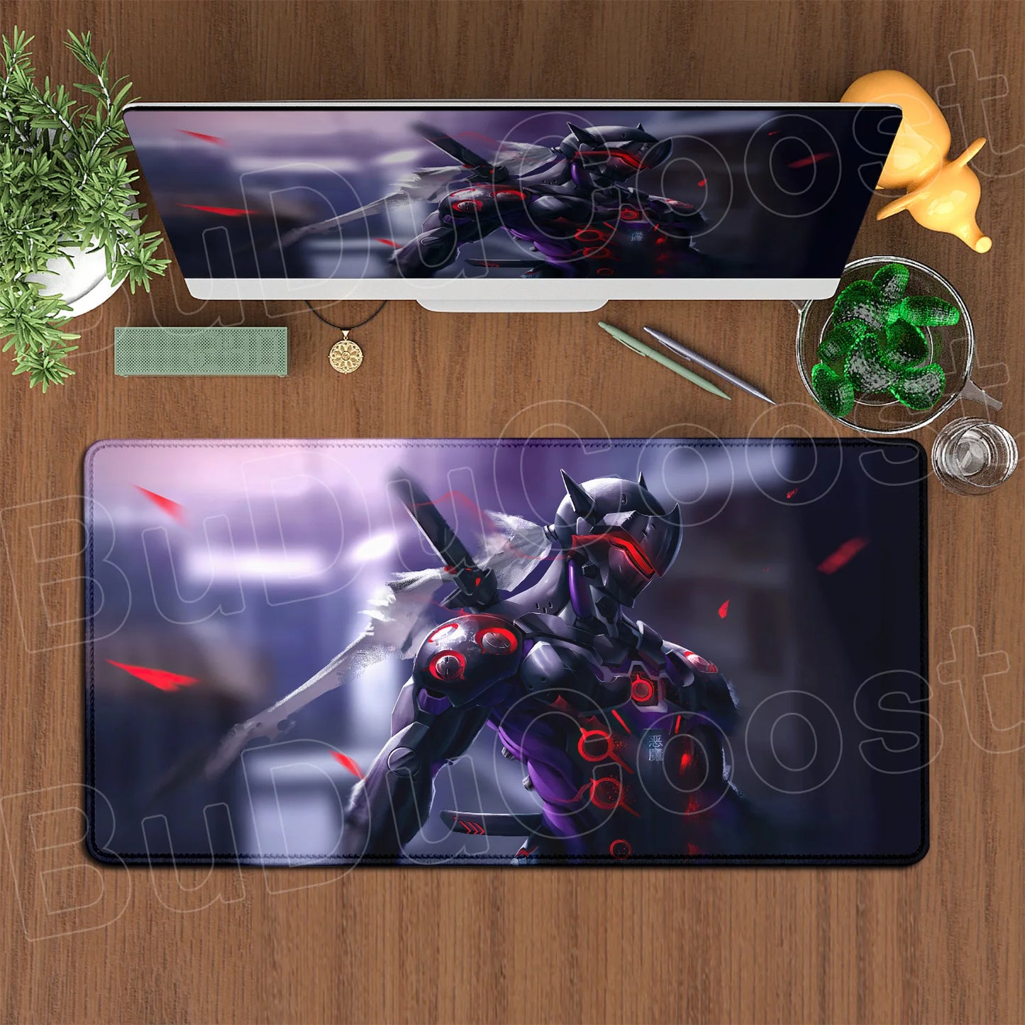 Large XXL DIY Cool  Overwatch Mouse Pad Keyboard Table Gaming Accessories Non-Slip Rubber Edge locking spped Laptop Rug desk Mat