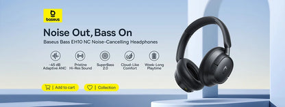 Baseus Bowie D05 Headphones Wireless Earphone Bluetooth 5.3 Headset HiFI Stereo Fones Foldable Wireless Wired Dual Use Headphone
