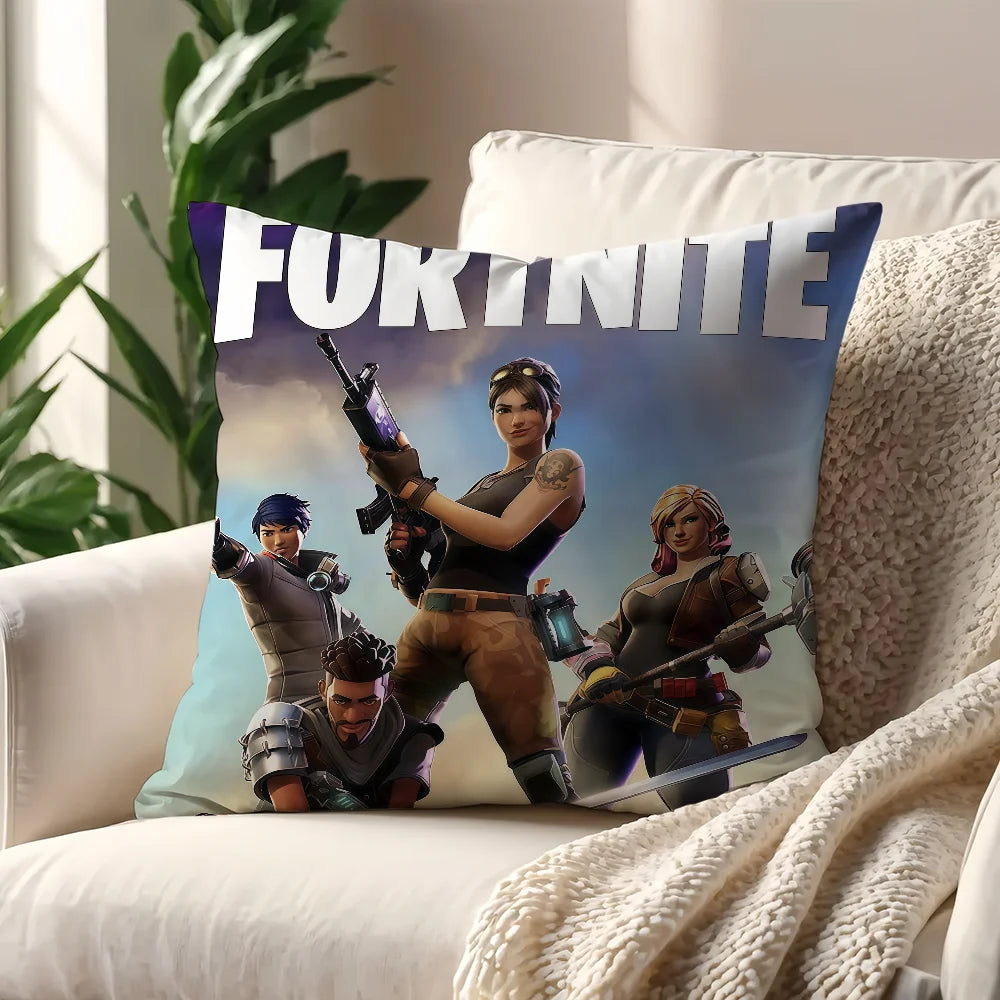 Game F-FORTNITE cushion cover For Pillow Printing Sofa Decoration Home Car Room Coffee Shop Office Nordic Simplicity