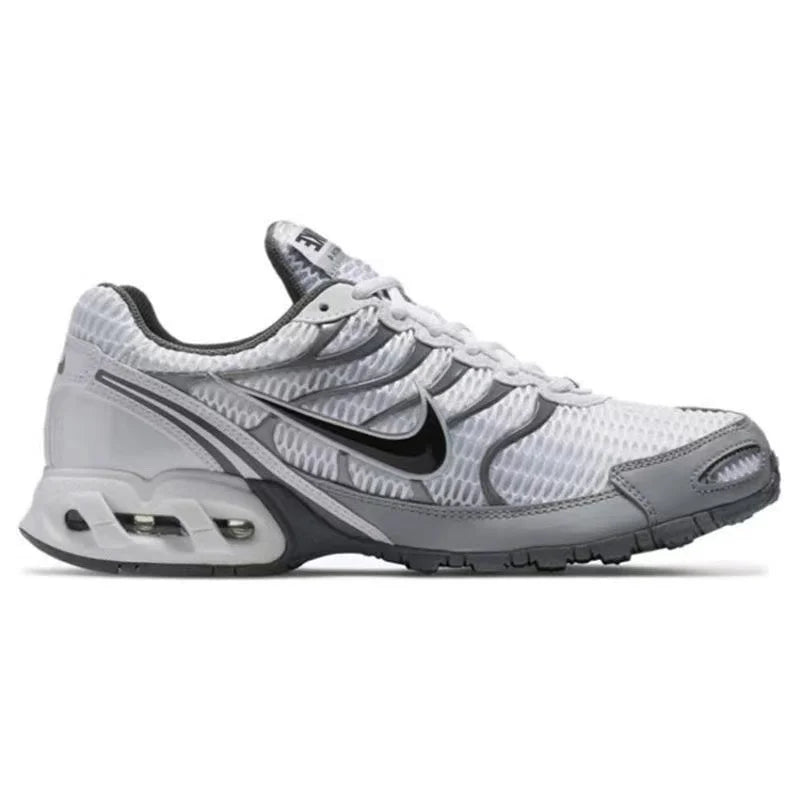 Nike Air Max Torch 4, chaussures de course décontractées à tige basse, confortables et polyvalentes, modèle unisexe, blanc et bleu, 343851-104.
