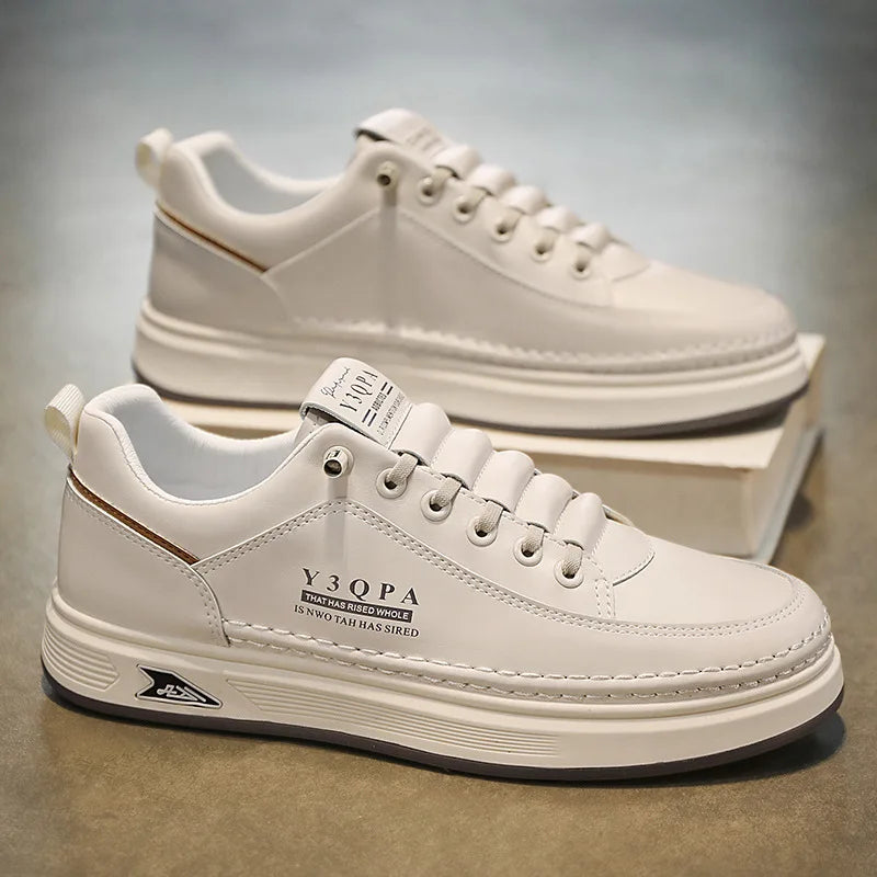 Men's summer fashionable casual driving shoes, sporty slip-on loafers, versatile comfortable breathable wear-resistant leather