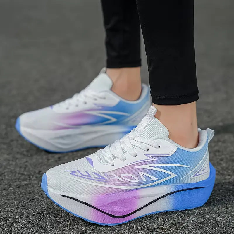 Zapatillas de running con cámara de aire 2026, placa de carbono para maratón, deportivas para hombre, transpirables y ligeras, zapatillas antideslizantes para mujer