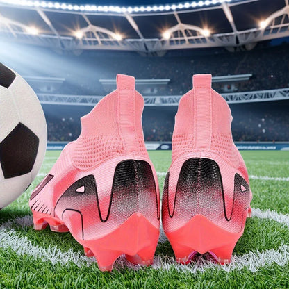 New Men Football Boots Cleats Boys Ultralight Sport Soccer Shoes Adult Professional Non-Slip Comfortable Training Match Grass