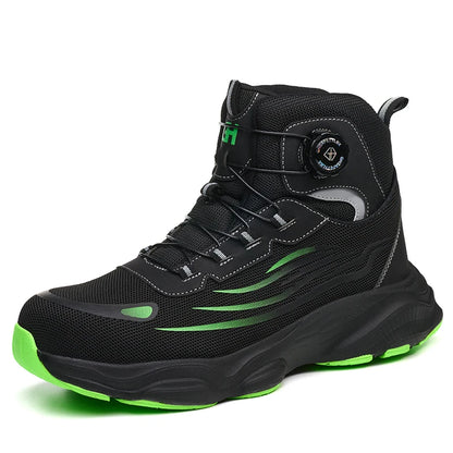 Taille 47 48 bottes de sécurité de travail hommes haut anti-crevaison sécurité bout en acier chaussures de travail Protection hommes chaussures de sécurité chaussures