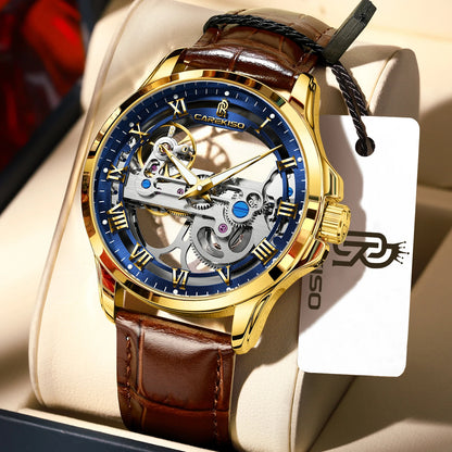 Montre mécanique automatique pour homme en acier inoxydable Case Shape: Round Case