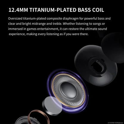 realme Buds T310 Earphones 46dB Active Noise Cancelling HiFi Wireless Headphones Bluetooth 5.4 Game Music Headset Long Standby