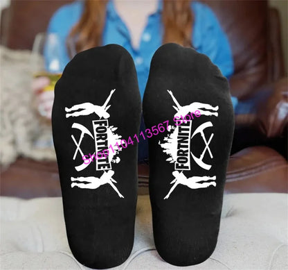 Hot Game Fortnite 1 Pair Socks for Men Women Soft Durable Sock Victory Royale Keep Warm Casual Cotton Socks Hosiery Gift