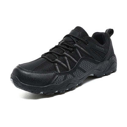 Scarpe da trekking da uomo Brand in mesh traspirante, scarpe da viaggio outdoor impermeabili per caccia e pesca, scarpe sportive da montagna, fuoristrada e riding