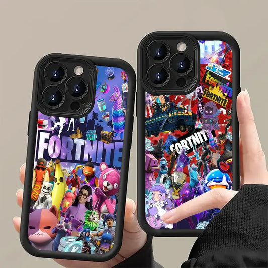 F-Fortnite геймърски калъф за телефон за Samsung S26 S25 S24 S23 S22 S21 S20 F06 M16 Note 20 FE Plus Ultra 4G 5G, мек силиконов TPU кейс