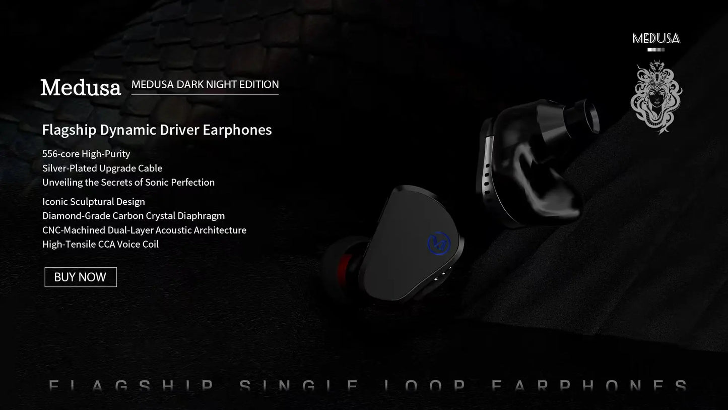 CVJ Assassin Earphones 1BA+1DD+1Vibration Switch Adjustable Gaming E-sports In-Ear 3.5mm&Type-C Hifi Headphones