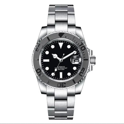 DIY Custom Automatic Watch Logo for Men High Quality NH35 Diving Mechanical Watches Sapphire Waterproof Ceramic Bezel 120 Click