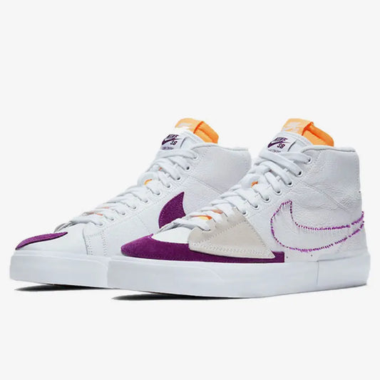 Nike genuine SB BLAZER ZOOM men's and women's mid top skateboard shoes DA2189-100