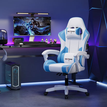 Ergonomiczny, nowoczesny obrotowy fotel gamingowy e-sportowy z kółkami do biura i domu, komputerowy fotel gamingowy w stylu obrotowym