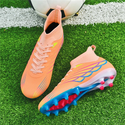 Scarpe da calcio professionali da uomo, sneakers sportive outdoor, scarpe da calcio per adulti, tacchetti da calcetto Society, ultraleggere per allenamento calcistico