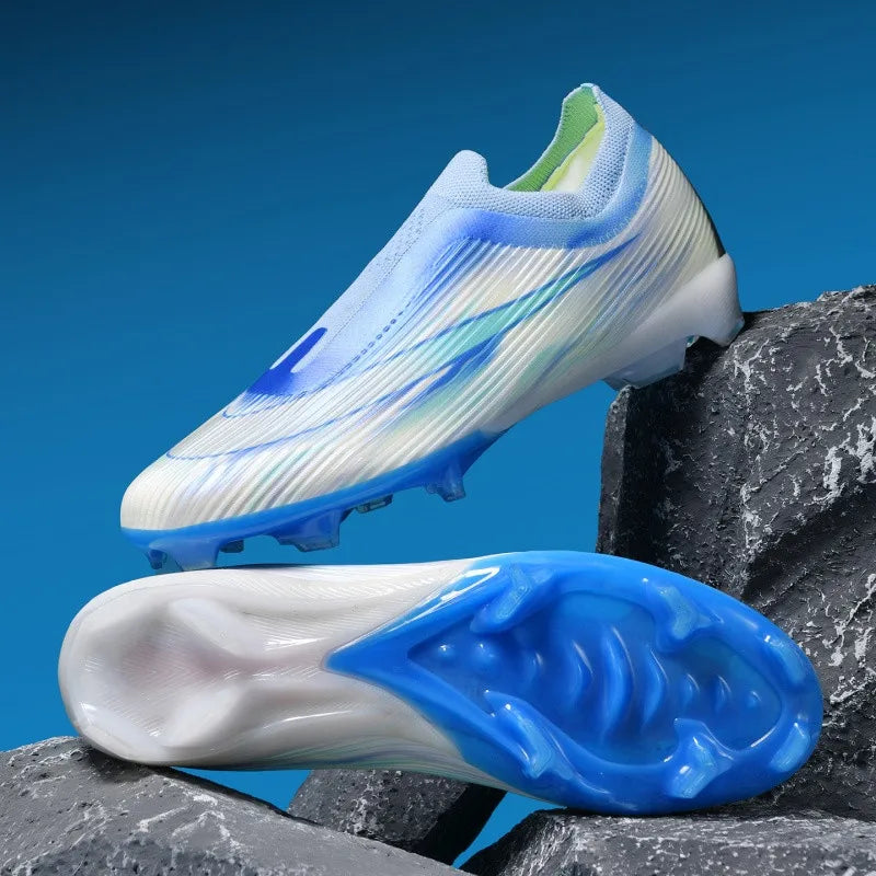 Chaussures de football pour hommes, chaussures de football pour femmes, chaussures de terrain synthétique pour l'extérieur
