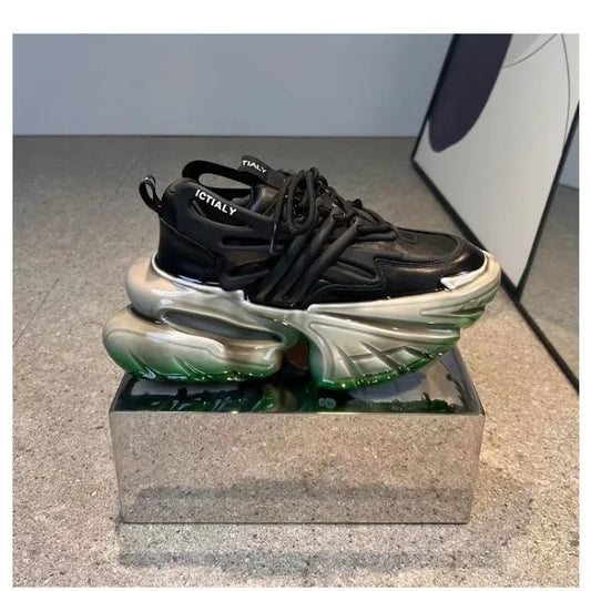 2026 Original Brand Couples Fashion Thick Bottom Sport And Leisure Shoe Designer Height Increase Anti Slip Outdoor Walking Shoe