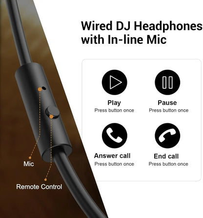OneOdio Pro-10 Studio Monitoring Headphones – Wired HiFi Over-Ear Headset with 50mm Drivers, Deep Bass & Professional Audio