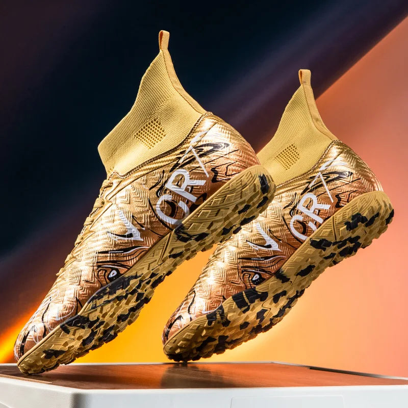 Chaussures de football TaoBo pour hommes – Crampons de haute qualité pour terrain synthétique, baskets de jeunesse, chaussures de terrain, chaussures de futsal pour hommes, baskets de terrain synthétique (Zapatillas de D