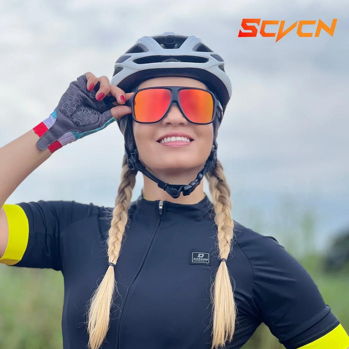 Okulary przeciwsłoneczne Scvcn z polaryzacją do wędkowania, okulary sportowe i rekreacyjne na świeżym powietrzu, okulary do jazdy na rowerze szosowym, okulary ochronne z oprawką UV400
