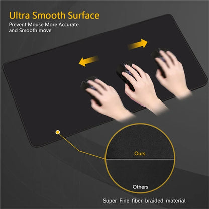 Computer Table Mat Keyboard Desk Pads Anime Mouse Pad Kawaii Girl Mausepad 900x400mm Rubber Non-slip Mouse Mats Demon Slayers XL