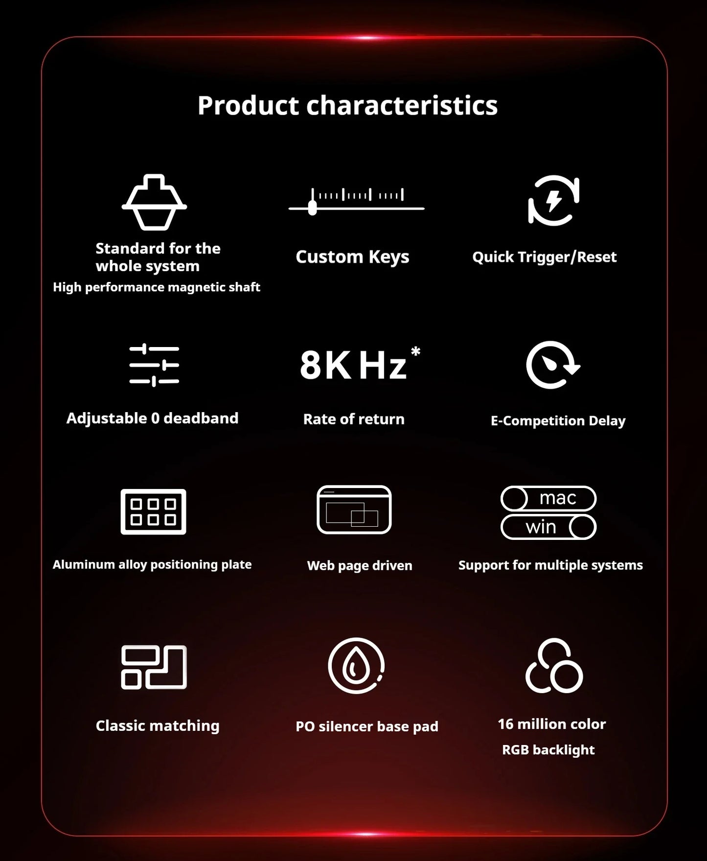 FGG MAD60 Gaming-RGB-Tastatur mit magnetischen Schaltern, fürs Gaming, Full-Key-Hot-Swap, schnelle Reaktionszeit, individuell anpassbare Gaming-Tastatur für Einsteiger