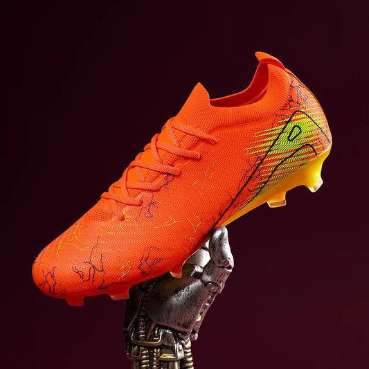 New Men's Football Boots Sneakers FG Soccer Shoes Training Wholesale Top Quality Cleats Non-Slip Drop Shipping Unisex Adult